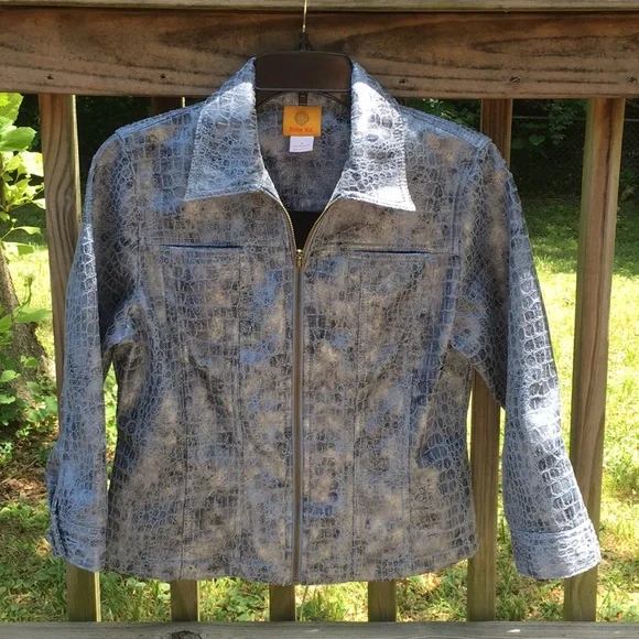 Ruby Rd Snakeskin Jacket - Picture 1 of 12